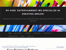 Tablet Screenshot of mykidsentertainment.com